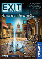 Cover from EXIT: Kidnaooed in Fortune City - a Wild West town