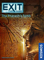 The Pharaoh's Tomb cover: carved hieroglyphics and a Pharaoh's mask