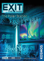 Cover of EXIT - the Polar Station: an internal view of the iced up lab with a digital clock