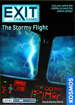 Cover from EXIT - The Stormy Flight: lightning viewed from an aircraft cockpit