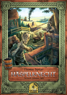 Cover of Haspelknecht: rugged labourers hewing coal in a rural landscape