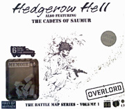 Cover of the Hedgerow Hell pack - a GI crouches in a hedge