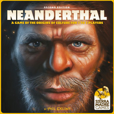Cover of Neanderthal second edition: Neanderthal man gazes out at us