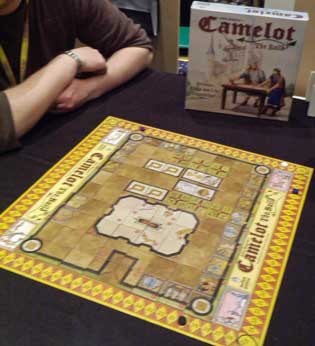 Camelot - the Build in play at the UK Games Expo