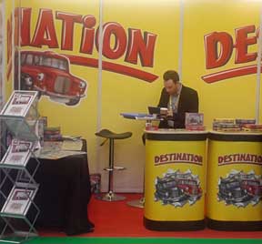 The Destination Games stand at the 2014 Toy Fair