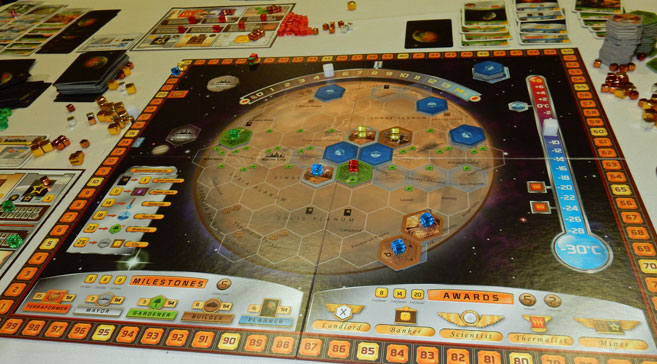 Terraforming Mars in progress – the temperature’s above 0 and there's water on Mars