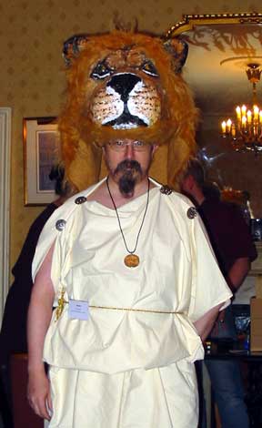 Photo of Herakles with lion's head headdress