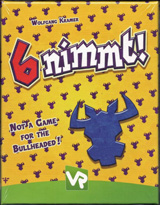Cover of 6 nimmt! with the repeated ox-head motif