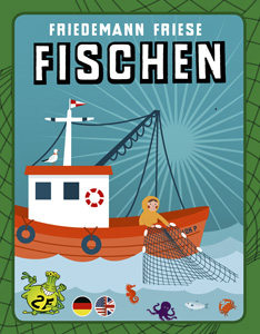 Cover of Fishing: a fishing boat with the fisherman hauling in a net