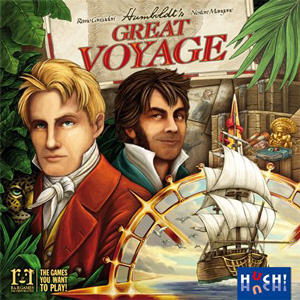 Cover of Humboldt's Great Voyage: two adventurers gaze out over a merchant ship under sail