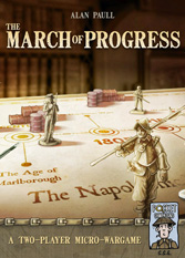 Cover of The March of Progress - soldiers of various eras against a timeline