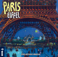 Cover of Paris: Eiffel - a view of teh city between the legs of the Eiffel Tower