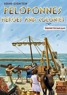Cover of Peloponnes: Heroes and Colonies - a busy quayside in Ancient Greece