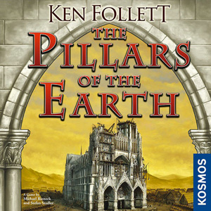 Cover of The Pillars of the Earth: a medieval cathedral under construction