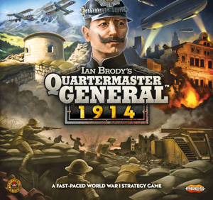 Cover of the Ares edition of Quartermaster general: 1914 - a montage of WW1 images