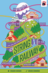 Cover of String Railway Collection: cartoon-style picture of railways and features wrapped around a mountain
