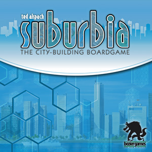 Cover of Suburbia 2nd ed - a citscape in shades of blue