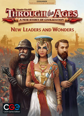 Through the Ages: New Leaders and Wonders - Cleopatra heads the new leaders with the Statue of Liberty and other new Wonders in teh background