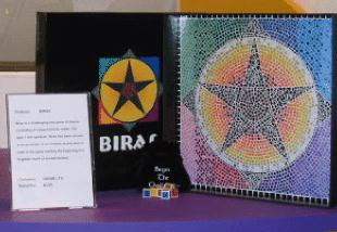 Display of Biras box and game components