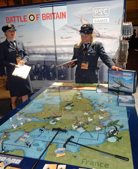 Photo of the large scale Battle of Britain demo game