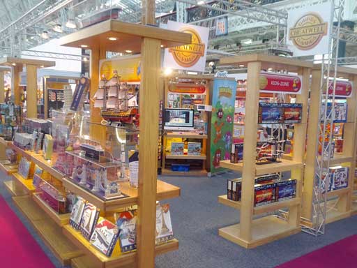 Cheatwell Games's stand at the 2014 Toy Fair