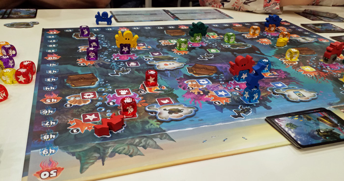 Playing Coralia - It's just a riot of colour