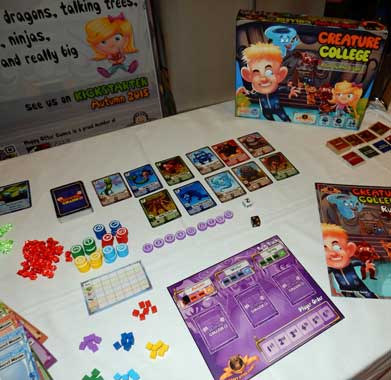 The prototype of Creature College at the 2015 UK Games Expo