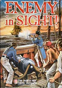 Enemy in Sight box art: the crew of a man of war prepare for action