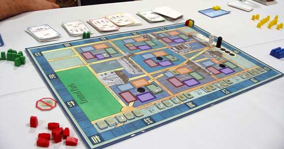 A pre-production version of Fifth Avenue in play