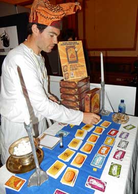 The Hen Commandments being demoed at the 2015 UK Games Expo