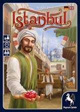 Cover art from Istanbul: an Arabian trader offers a handful of rubies