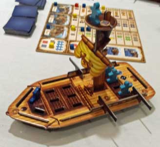 My North Wind ship: lots of crew and cannon, but no cargo… yet