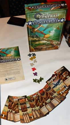 The Air Marshal expansion for Quartermaster General on display at the 2015 UK Games Expo
