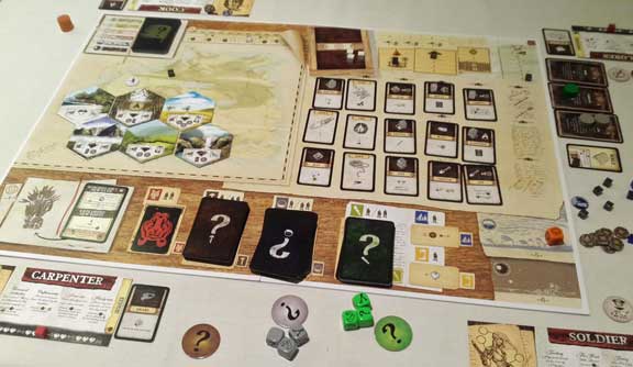 Playing Robinson Crusoe – we’ve explored a bit of the island