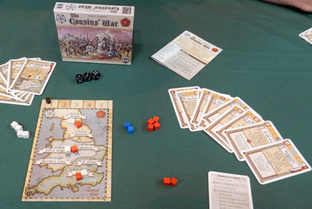 The Cousins’ War on display at the UK Games Expo