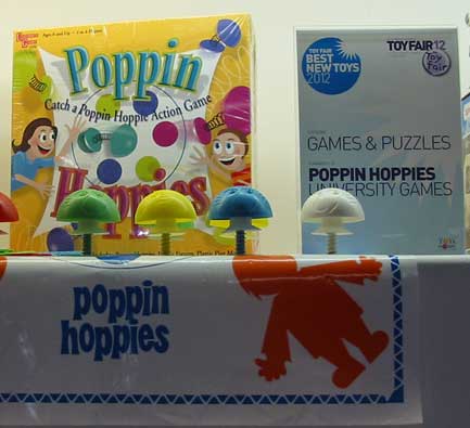Poppin Hoppies: one of the BTHA's three Best New Games of 2012 on display at the Toy Fair