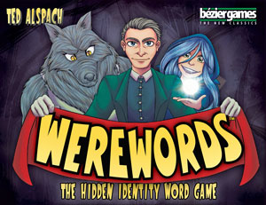 Cover of Werewords showing characters from the game