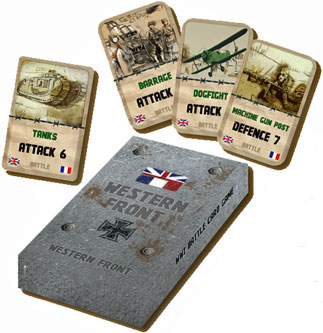 Western Front display: box and cards