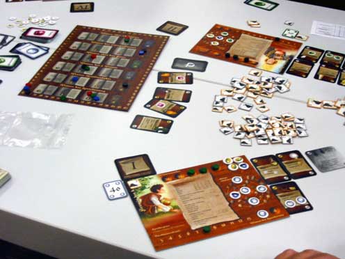 Photo of a game of Zepter von Zavandor in progress